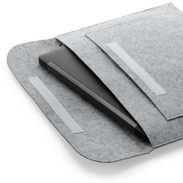 Filcowe etui na laptopa i dokumenty 15,6" - Grey Melange