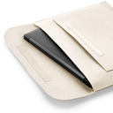 Filcowe etui na laptopa i dokumenty 15,6" - Soft White