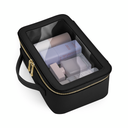 Kosmetyczka podróżna z przezroczystym panelem - Black