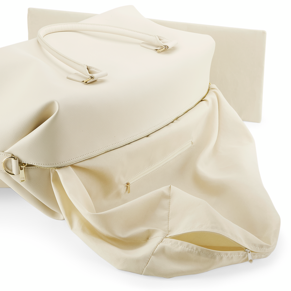 Torba weekendowa skórzana eco 25L - Oyster