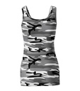 Top damski - camouflage gray - b