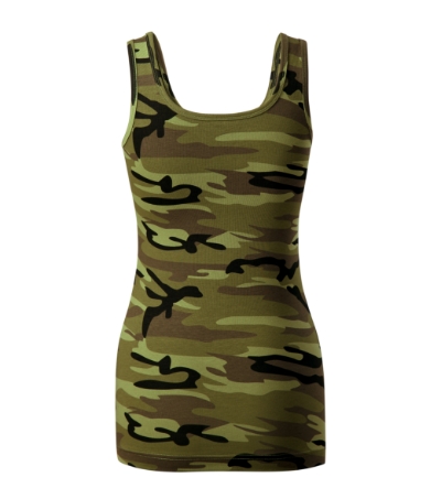 Top damski - camouflage green - b