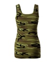 Top damski - camouflage green - b