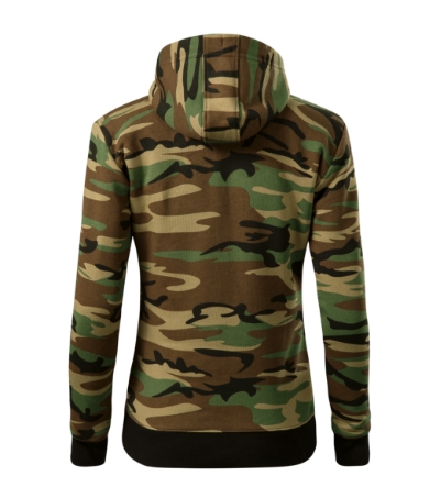 Bluza damska - camouflage brown - b