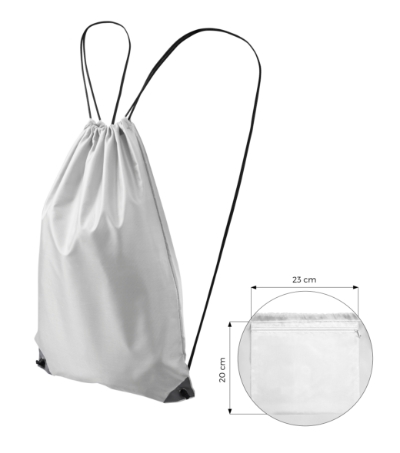 Plecak unisex - biały - d