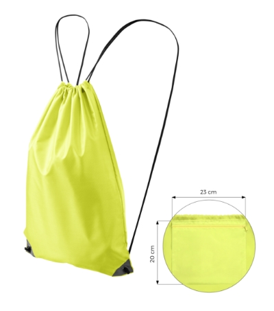 Plecak unisex - neon yellow - d
