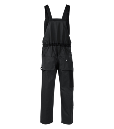 Spodnie robocze ogrodniczki męskie - ebony gray - b