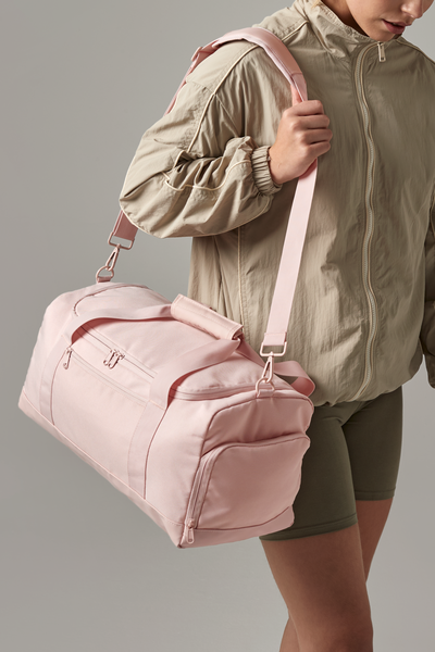 Torba treningowa z kieszenią na buty - Fresh Pink