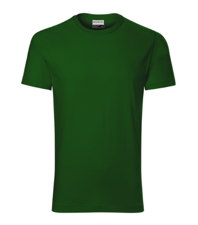 Koszulka męska - zieleń butelkowa - a