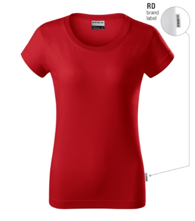 Koszulka damska - czerwony 07 (brand label) - A