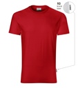 Koszulka męska - czerwony 07 (brand label) - A
