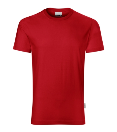 Koszulka męska - czerwony 07 (brand label) - D