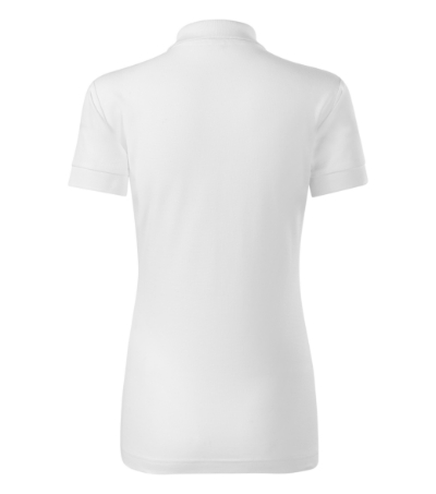 Koszulka polo damska - biały - b