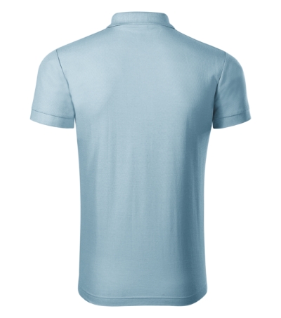 Koszulka polo męska - błękitny - bv