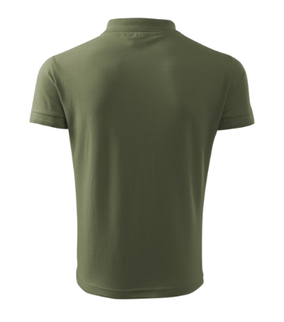 Koszulka polo męska - khaki - b
