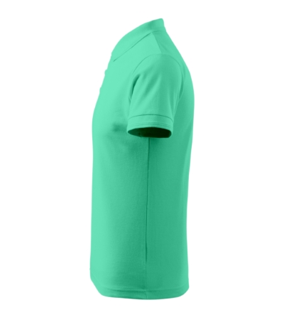 Koszulka polo męska - miętowy - e