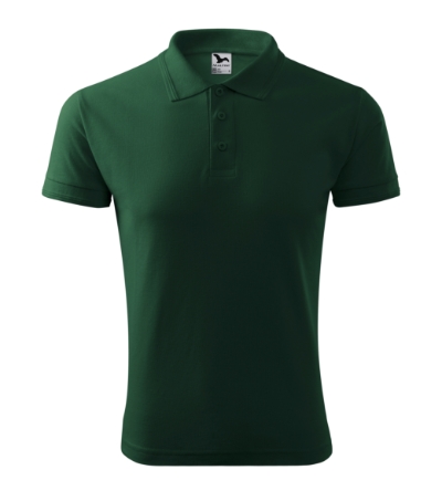 Koszulka polo męska - dark green - a