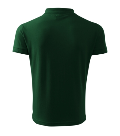 Koszulka polo męska - dark green - b