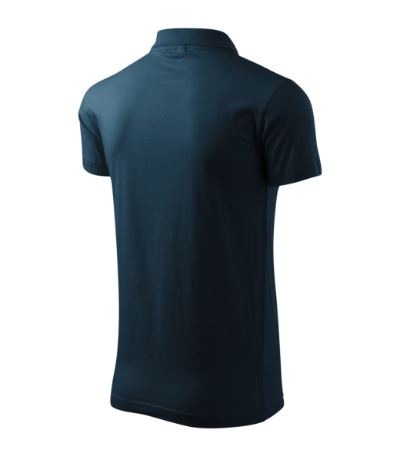 Koszulka polo męska - granatowy - d