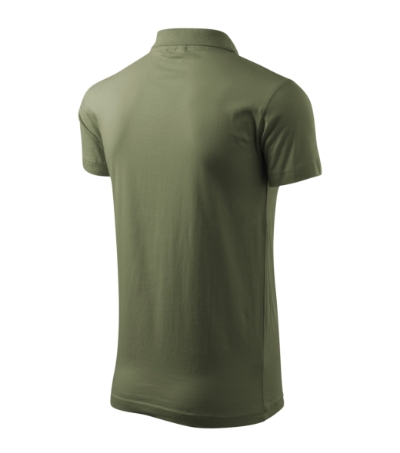 Koszulka polo męska - khaki - d