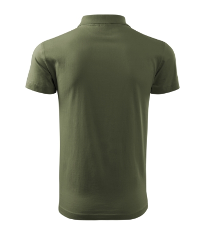 Koszulka polo męska - khaki - b