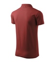 Koszulka polo męska - bordowy - d