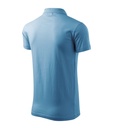 Koszulka polo męska - lazurowy - dv