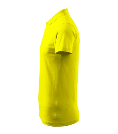Koszulka polo męska - cytrynowy - e
