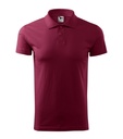 Koszulka polo męska - garnet - A