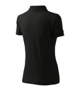 Koszulka polo damska - czarny - d