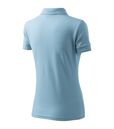 Koszulka polo damska - błękitny - dv