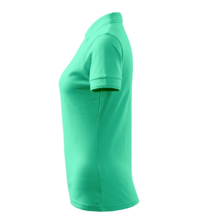 Koszulka polo damska - miętowy - e