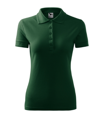 Koszulka polo damska - dark green - a