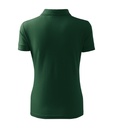 Koszulka polo damska - dark green - b