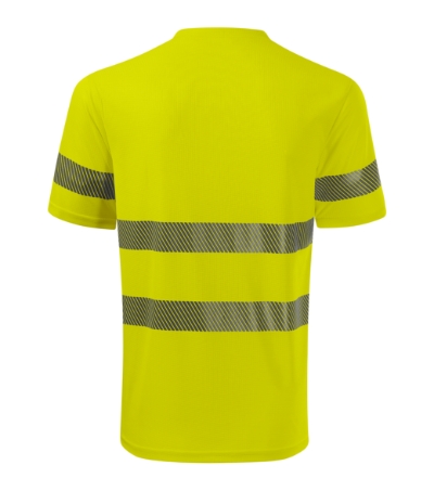 Koszulka unisex - fluorescencyjny żółty - b