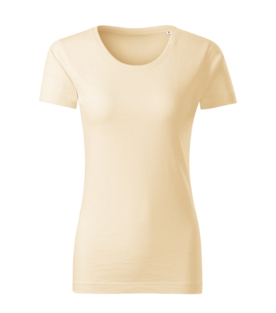 Koszulka damska - migdałowy - A