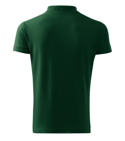 Koszulka polo męska - dark green - b