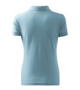 Koszulka polo damska - błękitny - bv