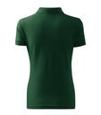 Koszulka polo damska - dark green - b