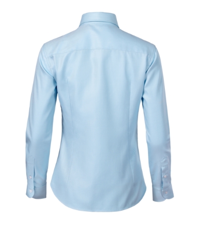 Koszula damska - slant blue/white - b