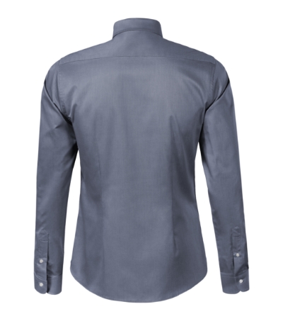 Koszula męska - storm gray melange - b