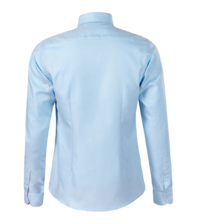 Koszula męska - slant blue/white - b