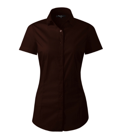 Koszula damska - kawowy - a