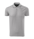 Koszulka polo męska - silver gray - a
