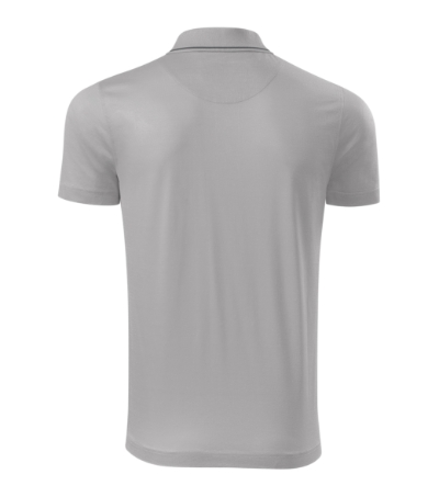Koszulka polo męska - silver gray - b
