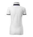Koszulka polo damska - biały - b
