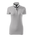Koszulka polo damska - silver gray - a
