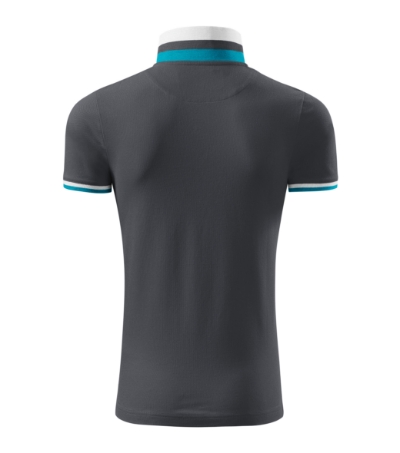 Koszulka polo męska - light anthracite - b