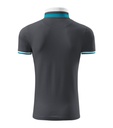 Koszulka polo męska - light anthracite - b