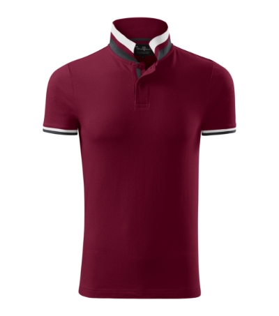 Koszulka polo męska - garnet - a